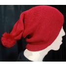 Touca Beanie Pom-Pom Vermelha