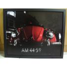 Quadro Fusca Vermelho