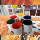 Caneca Personalizadas interior colorido (Você ecolhe a estampa!!)