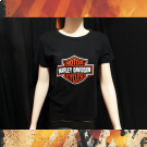 Camiseta Baby Look Harley Davidson